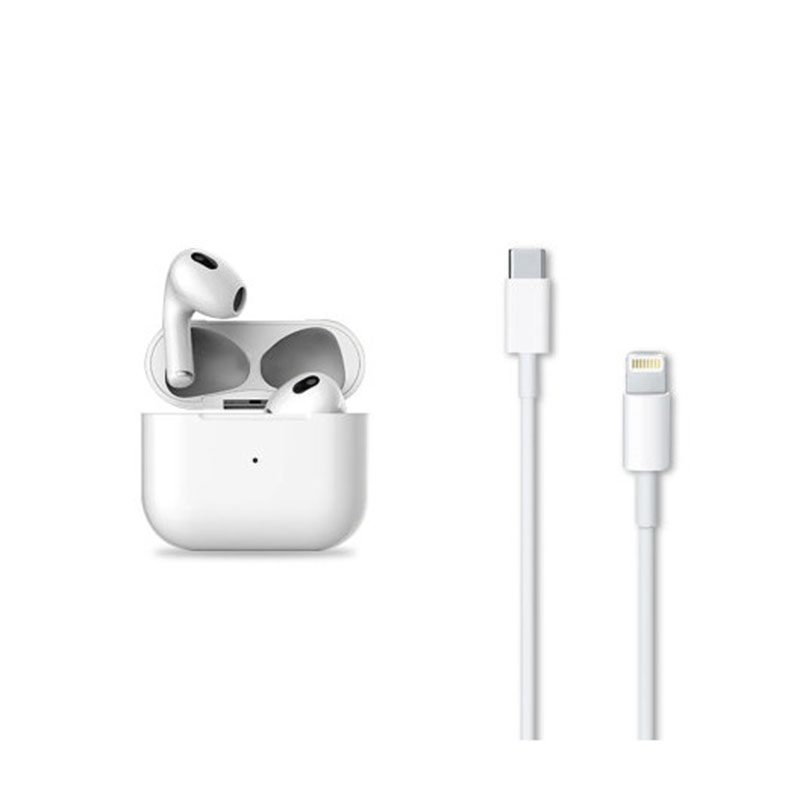 Apple AirPods with charging wire