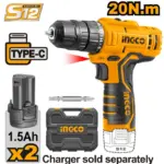 Ingco CDLI12328 12V Lithium-Ion Cordless Drill