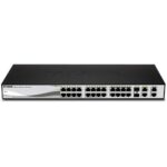 Dell Networking X1026P/PoE 24x 1GbE + 2x 1GbE SFP ports/ [X1026P-9100]