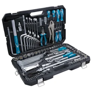 TOTAL 142 Pcs Combination Tools Set