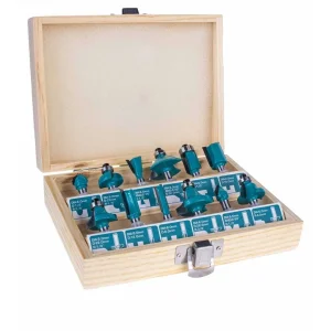 TOTAL 12 Pcs Router Bit Set