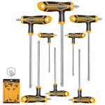 INGCO HHKT8083 10 Pcs T-Handle Torx Wrench Set