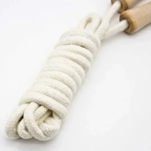 Skipping Rope Cotton Wooden Handle Sparo 13 Feet