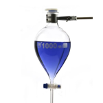 Separating Funnel 1000ml (BOROSIL®) Pear Shape Broflo
