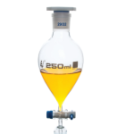 Separating Funnel 250ml (BOROSIL®) Pear Shape Broflo