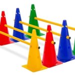 Agility Hurdle Multi Level (2 Cones, 38CM, 7 Steps, 1 Rod)