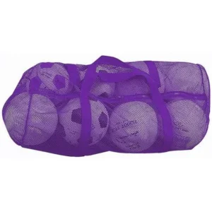 Ball Carry Mesh Bag With Handle and Zipper - 12 Balls