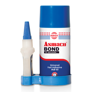Asmaco Adhesive Bond MDF Kit (300ml Activator & Caynoacrylate Glue)