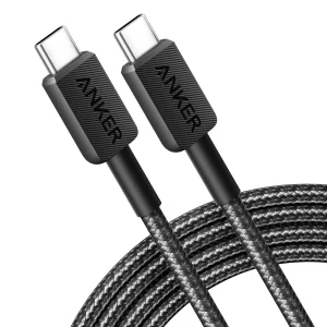 Anker 322 USB-C to USB-C Cable Braided (1.8m/6ft) -Black