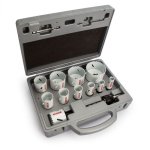 BOSCH 2608584667 HSS Bi-Metal Progressor Hole Saw Set (14 Piece)