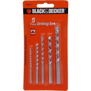 Black & Decker STD Masonry Bit 5PC 4-10mm