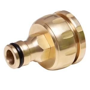 Adaptor With Back Nut For Gas Tap 6/8