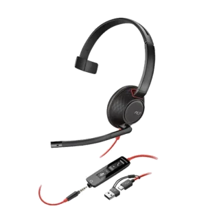 Poly blackwire c5210,usb-a Headset