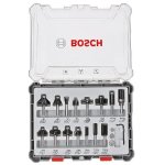 Bosch 2607017472 Router Bit Mixed 8mm 15pcs
