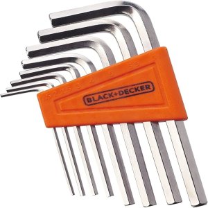 Black and Decker Hex Key 8PC Set 1.5-6MM