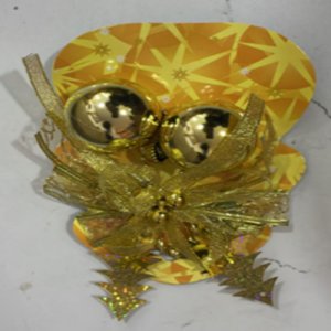 X-Mas Hanging Decoration Bow With Hanging Balls