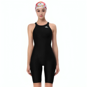Ying Fa Women's Full Upto Knee Swimming Costume Black