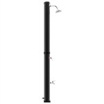 Solar Shower Material：PVC+ABS With Chrome Capacity: 35 Liters Water Temperature: Maximum：60 °C