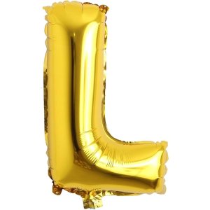 16 Inch Foil Balloon Letter L - Gold
