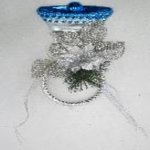 Christmas Hanging Bell With Ring On Top 17cm 
