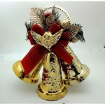 Christmas 20*8Cm Hanging Plastic Bell With Decorations