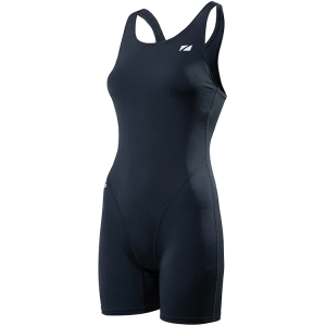 Women Swim Costume Upto Knee Single Piece, Black