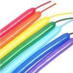 Modelling Balloon With Small Hand Pump, 12Pc/Pkt