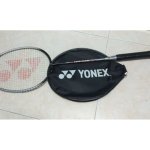 Yonex Badminton Racket With Head Cover, Colors: Sliver/Orange/Black/Silver