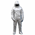 Silver Color Protective Clothing for Firefighters - Aluminized Set