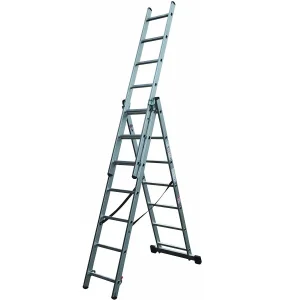Industrial Ladder Ladder Ladder 3X14 Steps Industrial Max Height 10M