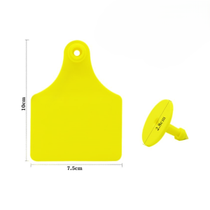 Animal Ear Tag Yellow