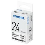 Casio Compatible EZ-Label XR-24WE1 Label Tape Cartridge