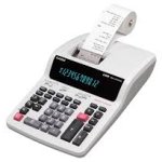 DR-210TM-WE Printing Calculator 12 Digits Casio Ac 240V
