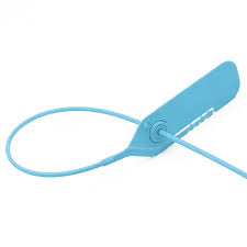 PLASTIC SEAL WITH METAL INSERT-BLUE