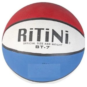 Ritini Basketball Size:7 Senior, Red/White/Blue