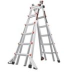 Aluminium Little Giant Ladder With Hinges 4x6 Steps