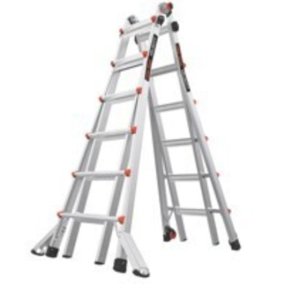 Aluminium Little Giant Ladder With Hinges 4x6 Steps