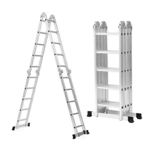 Aluminum Multipurpose Ladder 4*5 Step With Small Hinges