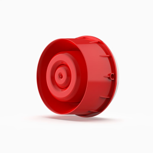 Wall Sounder addressable, Red Color, Uses B124 Base