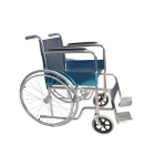 18" Manual Wheelchair Steel with Chrome Frame