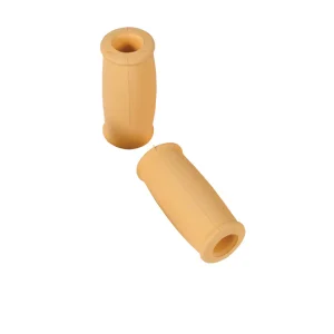 Yellow Round Soft Rubber For Crutches