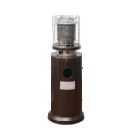 Humidify Area Patio Gas Heater Brown Colour