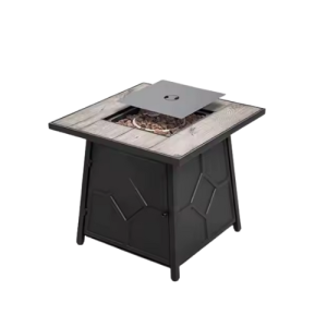 Propane Fire Pit Table Black(Iron)