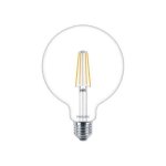 Philips LED Filament Lamp 6W E27 WW G120 Big Round