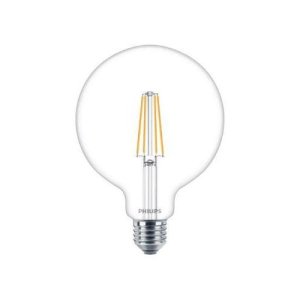 Philips LED Filament Lamp 6W E27 WW G120 Big Round