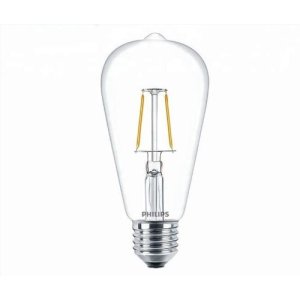 Philips LED Filament Lamp E27 WW ST64 Clear