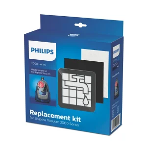 Philips XV1220/01 Replacement Filter Kit for Bagless Vacuum 2000 Series