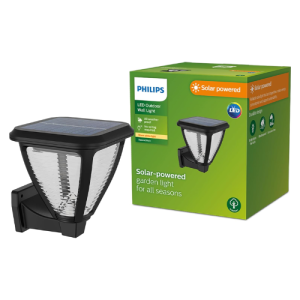 Philips Vapora LED Solar Wall Light 1.5W 827 IP44 200 Lumens