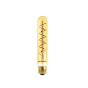 LED Filament Spiral T32 4W=25w Gold Dimmable