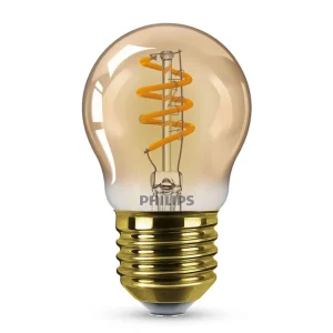 Philips LED Candle Luster E27 Gold 15W Dimmable